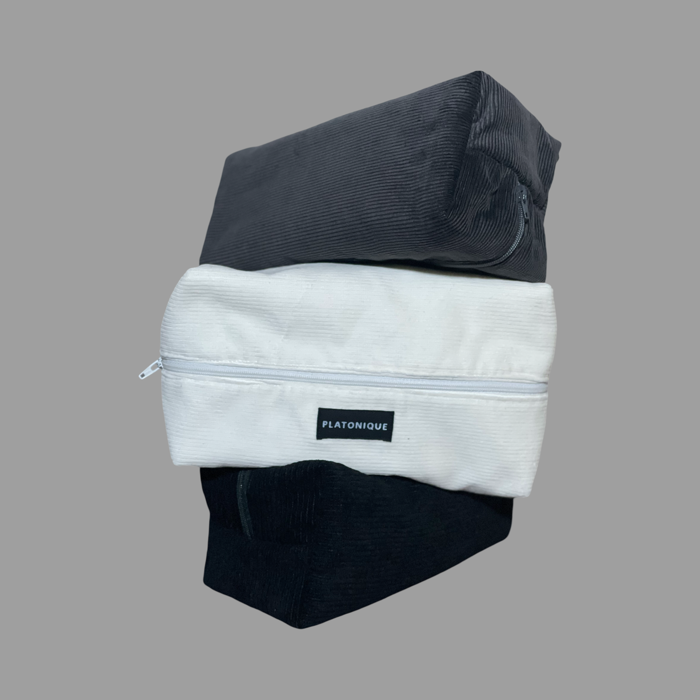 Dopp Bags Corduroy White